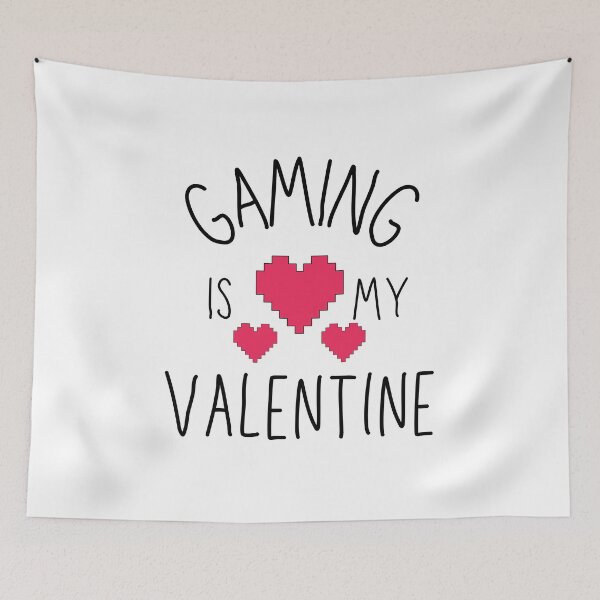 Item preview, Gaming Is My Valentine 8 Bit Heart designed and sold by Sutra-Lotus-Co.