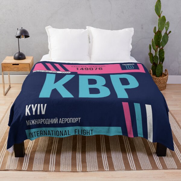 Item preview, Kyiv (KBP) Airport Code Baggage Tag designed and sold by SLAG-Creative.