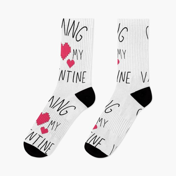Item preview, Gaming Is My Valentine 8 Bit Heart designed and sold by Sutra-Lotus-Co.