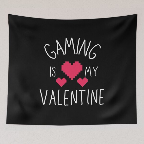Item preview, Gaming Is My Valentine 8 Bit Heart designed and sold by Sutra-Lotus-Co.