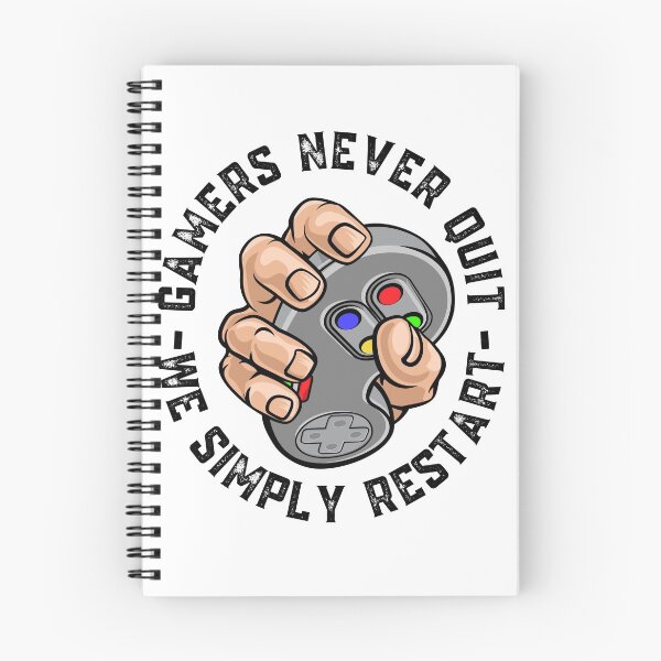 Item preview,  Gamers Never Quit We Simply Restart  designed and sold by Sutra-Lotus-Co.