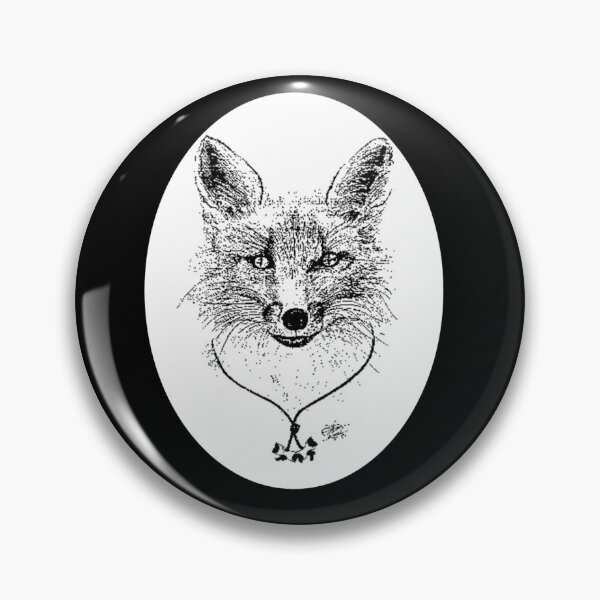 Item preview, Wood Badge Fox designed and sold by Broken Antler Designs .