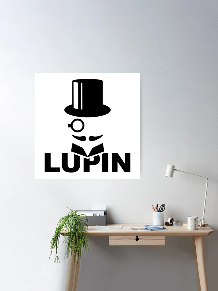Arsene Lupin silhouette Poster for Sale by Between-clouds