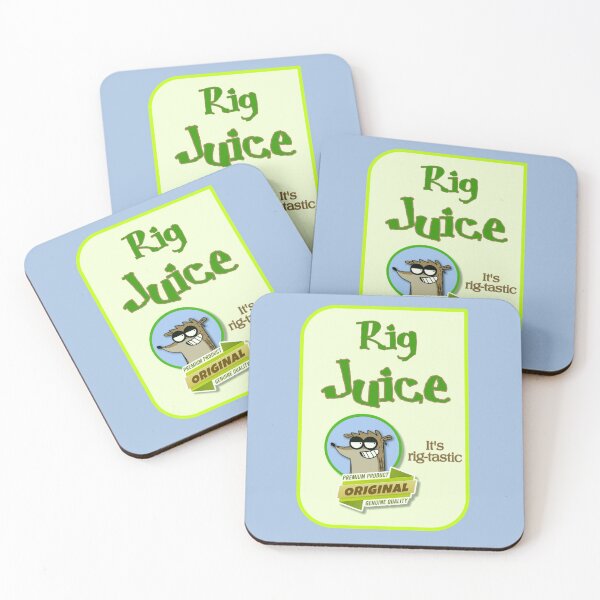 Item preview, Rig Juice Brand Label Funny Rigby Creation designed and sold by Alondra.