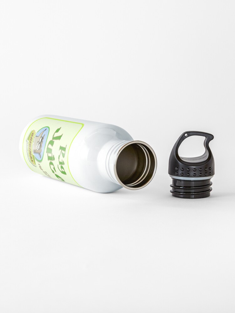 Thumbnail 3 of 5, Water Bottle, Rig Juice Brand Label Funny Rigby Creation designed and sold by Alondra.