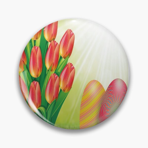 Item preview, easter flowers and eggs designed and sold by customgiftstore.