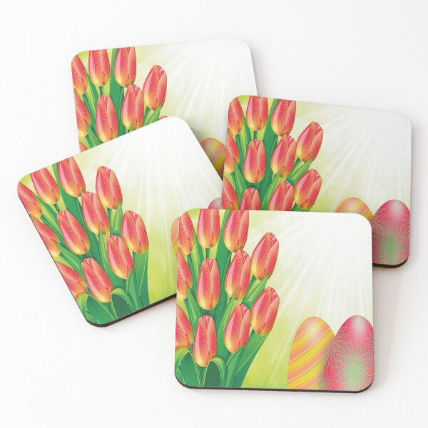 Item preview, easter flowers and eggs designed and sold by customgiftstore.