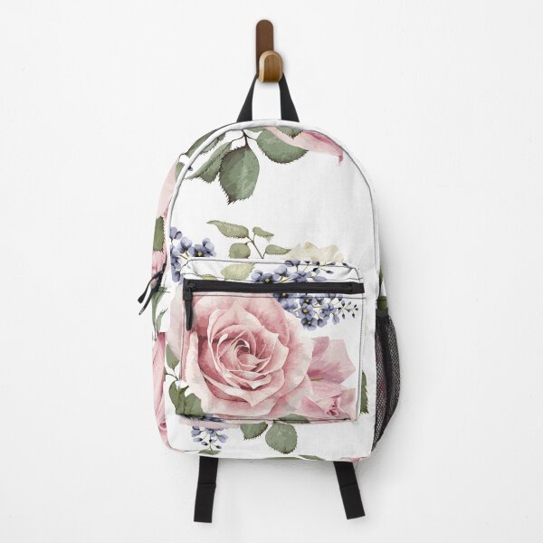 Item preview, Illustration of roses, hand drawn roses, four groups of pink roses, watercolor painting, designed and sold by azomiross.