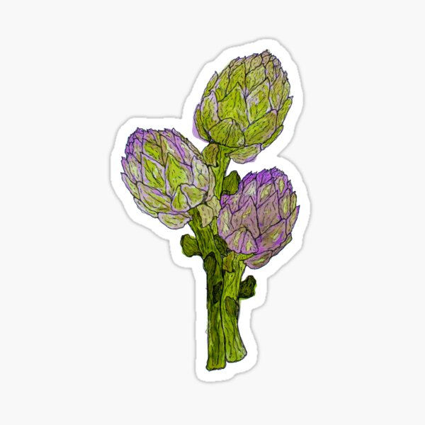 Botanical - Artichoke Sticker
