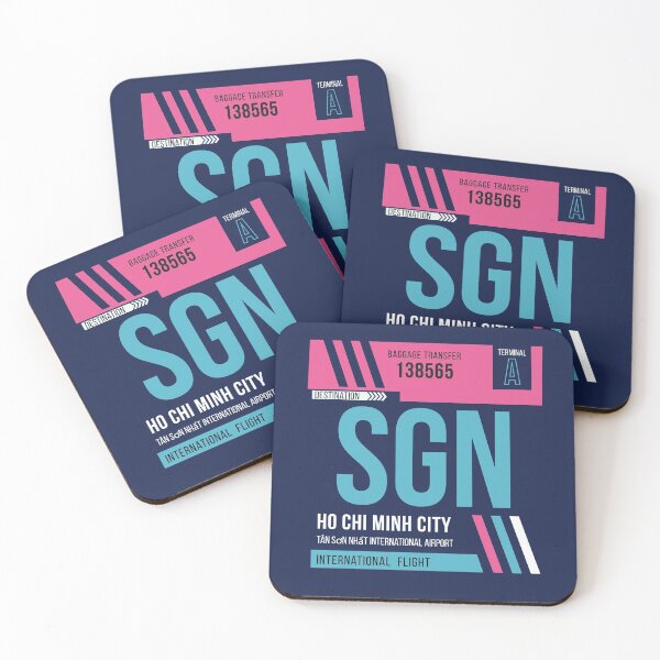 Item preview, Ho Chi Minh City (SGN) Airport Code Baggage Tag designed and sold by SLAG-Creative.