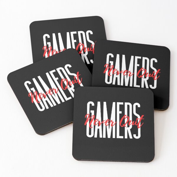 Item preview, Gamers Never Quit Motivational Quote For Gamers designed and sold by Sutra-Lotus-Co.