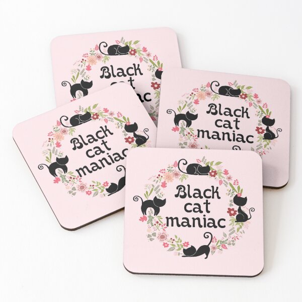Item preview, Black cat maniac designed and sold by PurrfectCorner.