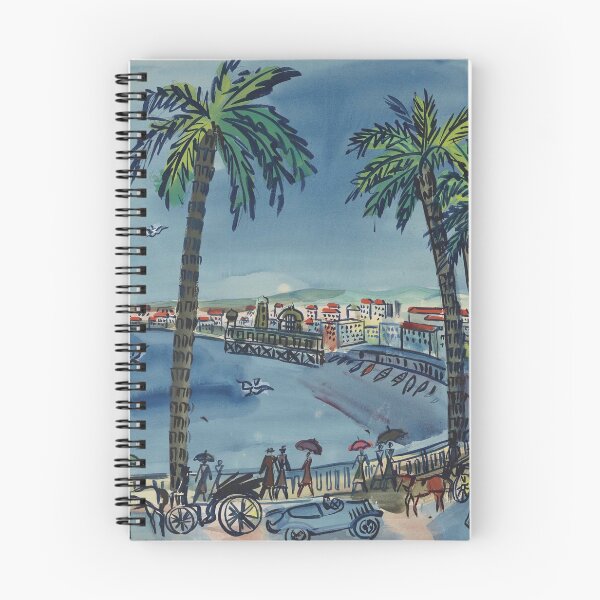 Aperçu de l'œuvre Raoul Dufy Nice, le tournant de la promenade des Anglais aux mouettes créée et vendue par emidye20.