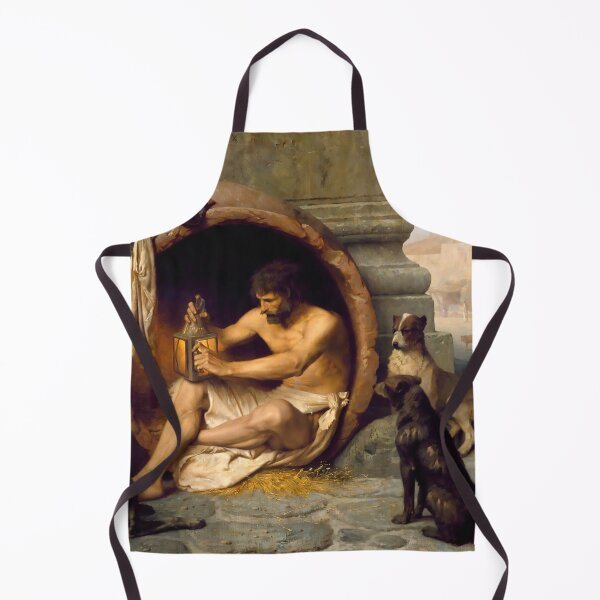 Item preview, Diogenes the Cynical Philosopher and his dogs designed and sold by ClassicalGreece.