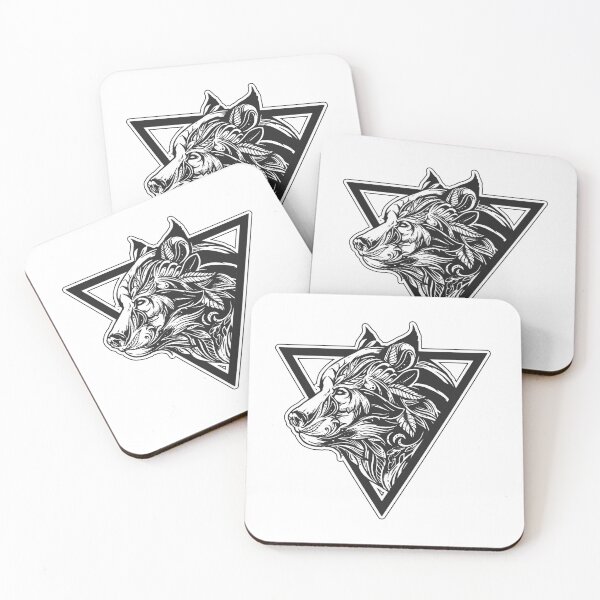 Item preview, Wolf in Triangle designed and sold by ClothingJerown.