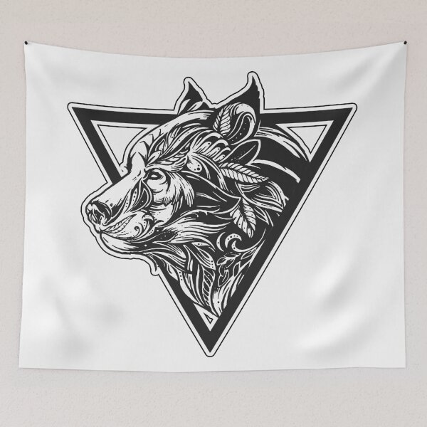 Item preview, Wolf in Triangle designed and sold by ClothingJerown.
