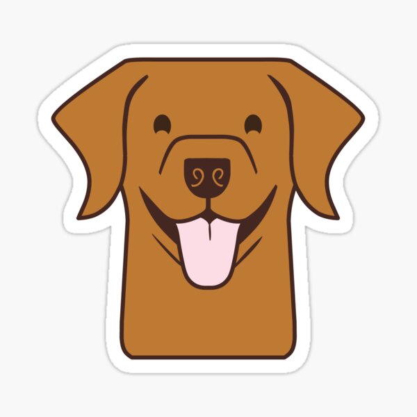 Item preview, Happy Labrador - Labrador Retriever - Lab mom - Lab gifts - reddish brown Lab designed and sold by smooshfaceutd.