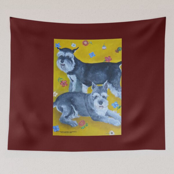 Item preview, Schnauzers designed and sold by M. E. Bilisnansky McMorrow.