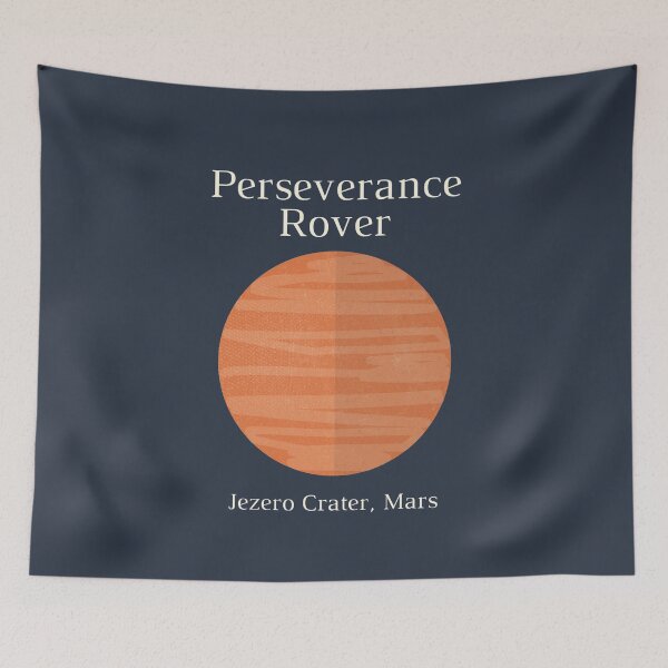 Item preview, Mars Perseverance Rover Jezero Crater designed and sold by PerivoliTees.
