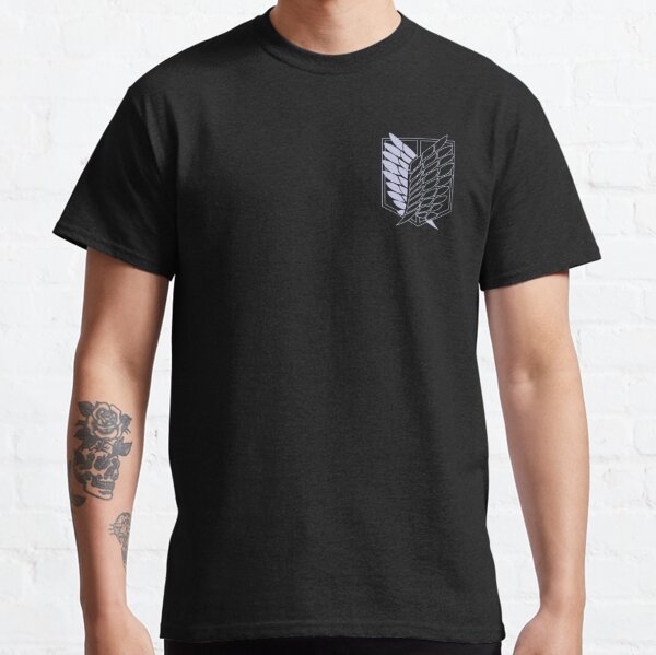 Attack On Titan Colorblock Black T-Shirt