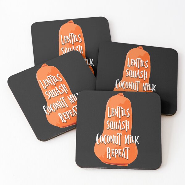 Item preview, Butternut Squash Repeat Veganuary Recipe Funny  designed and sold by AMSonArt.