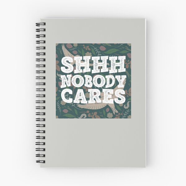 Item preview, Shhh Nobody Cares Floral And Birds designed and sold by AuroCreatives.