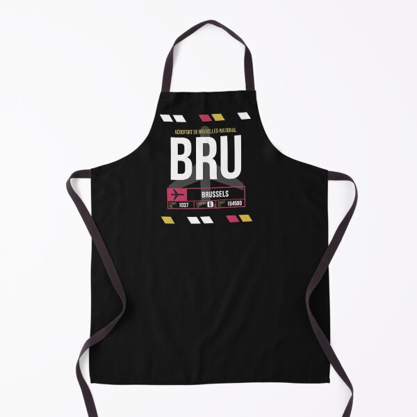 Item preview, Brussels (BRU) Airport Code Baggage Tag designed and sold by SLAG-Creative.