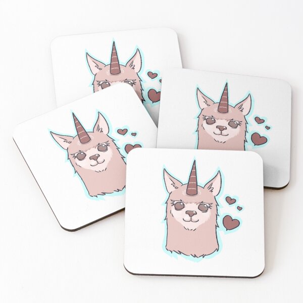 Item preview, alpaca unicorn valentine designed and sold by Mia-Ines.