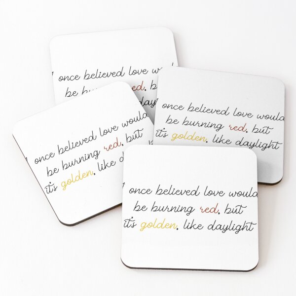 Item preview, Letra de Daylight Taylor Swift designed and sold by toohot2trot189.