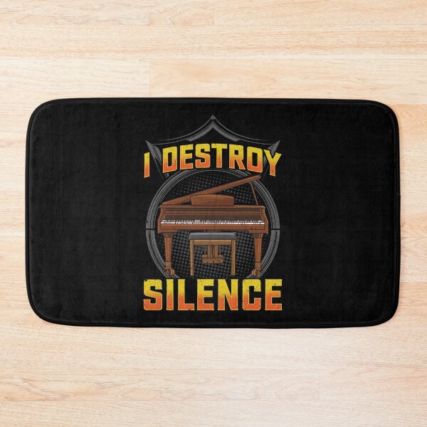 Item preview, Funny I Destroy Silence Piano Concert Pianist Pun designed and sold by perfectpresents.