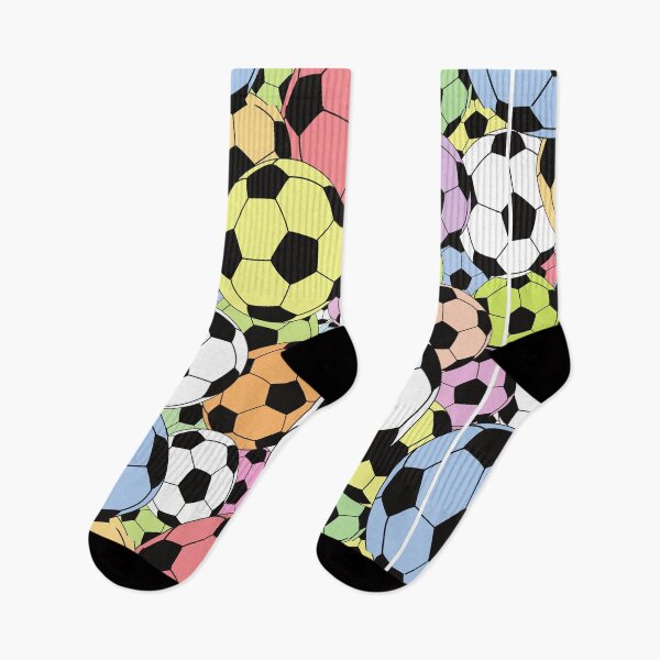 Artikelvorschau, Buntes Fußballmuster entworfen und verkauft von being trendy.