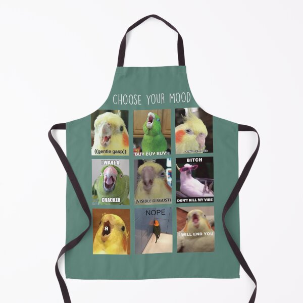 Item preview, Parrots Meme Mood designed and sold by BurgerDesigns.