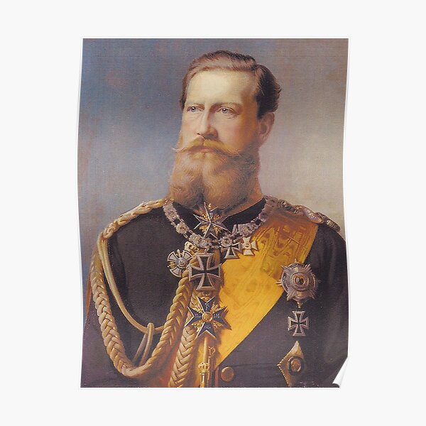 Kaiser Friedrich III Poster