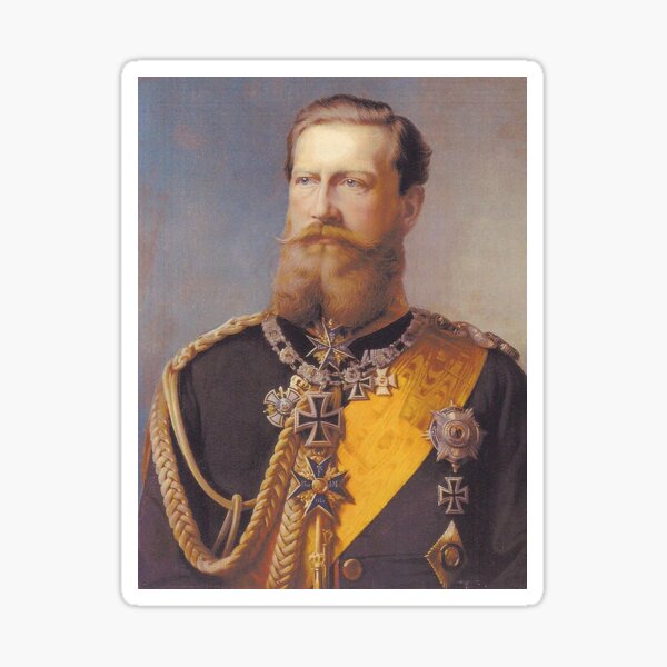 Kaiser Friedrich III Sticker