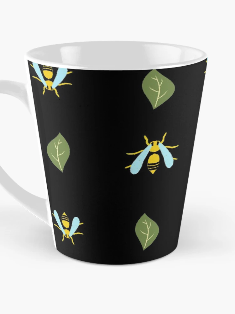 Thumbnail 3 of 4, Coffee Mug, Bees Spring Pattern designed and sold by joabaj.