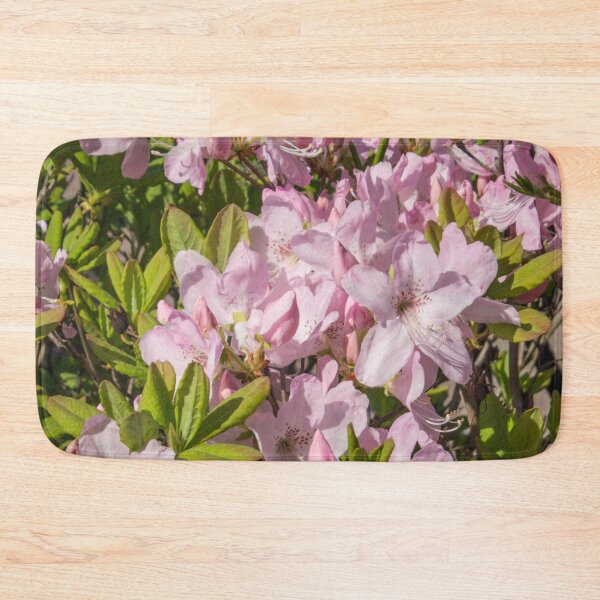 Item preview, many pink rhododendron flowers growing on the bush designed and sold by nataliavavilina.