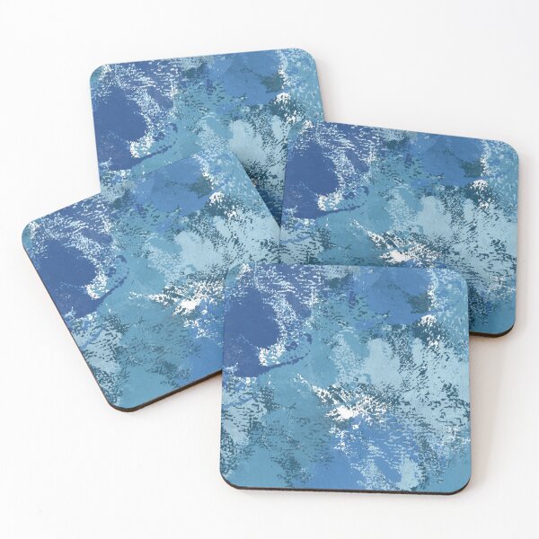 Item preview, Blue Abstract Painted Art designed and sold by toohot2trot189.