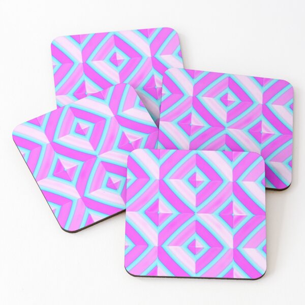 Item preview, Pink and blue metallic ripple pattern designed and sold by Arcane  Adorable.