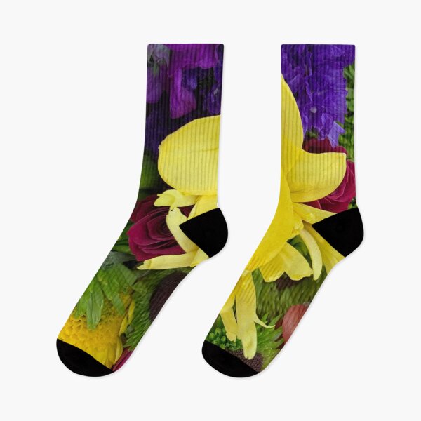 Item preview, Yellow & Purple Flowers designed and sold by Jason Tompkins.