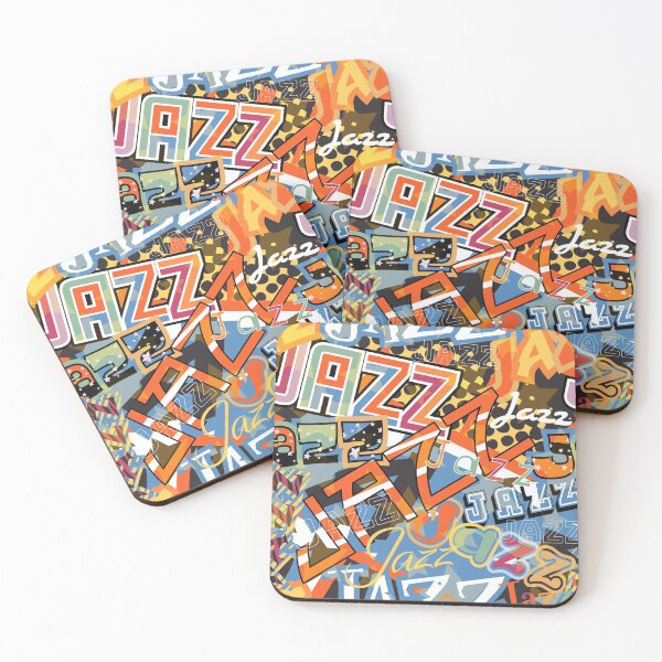 Item preview, Colorful Jazz music pattern designed and sold by being trendy.