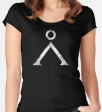 Stargate Grunge Women's Fitted Scoop T-Shirt