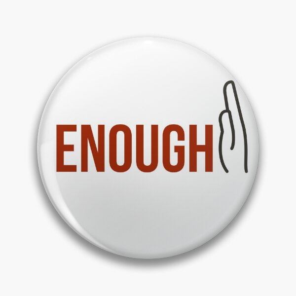 Item preview, Enough Message designed and sold by aeterna.art.