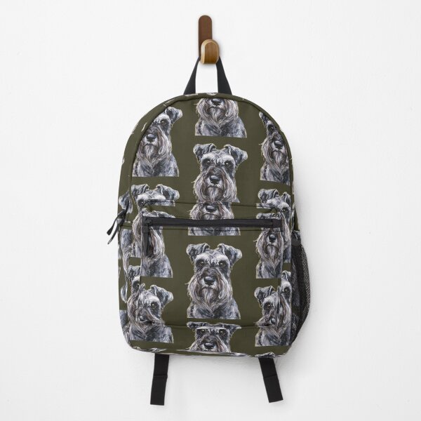 Item preview, Schnauzer dog art full face pets dogs cute sweet puppy designed and sold by Coolstuff4you71.