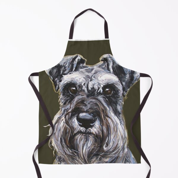 Item preview, Schnauzer dog art full face pets dogs cute sweet puppy designed and sold by Coolstuff4you71.