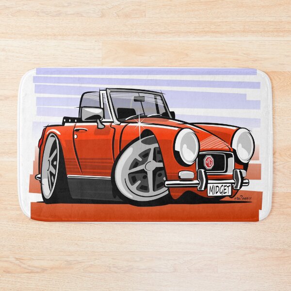 Item preview, MG Midget RWA mk3 caricature blaze  designed and sold by car2oonz.