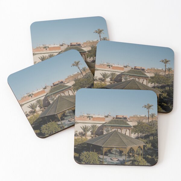 Item preview, garden riads of marrakech medina,  designed and sold by Morocco Marrakech Photo Prints.