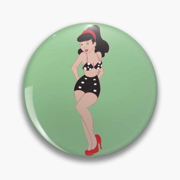 Item preview, Swimsuit Pinup 01 designed and sold by Ron's Designs.