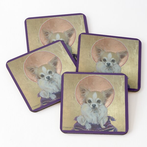 Item preview, Long Haired Chihuahua as King designed and sold by M. E.  Bilisnansky McMorrow.