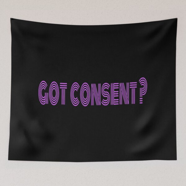 Item preview, Got Consent ? Purple Monotone designed and sold by ShirtzTonight.