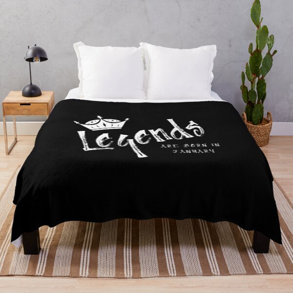 Item preview, Legends are born in January designed and sold by JokesAndFun.